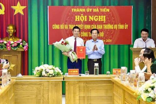 Phó chủ tịch Kiên Giang làm Bí thư Hà Tiên