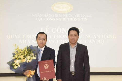 Công bố Quyết định giao quyền Cục trưởng Cục Công nghệ thông tin NHNN