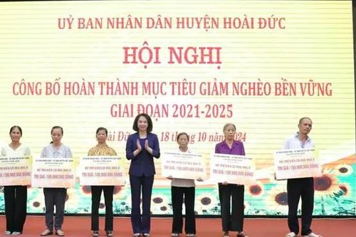 Huyện Hoài Đức hoàn thành sớm mục tiêu giảm nghèo bền vững