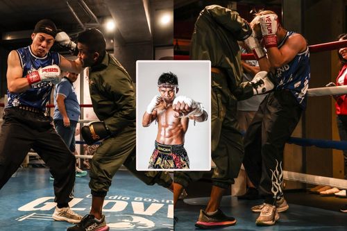 'Thánh Muay' Buakaw ra đòn như mưa khi đấu tập với con trai huyền thoại