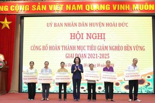 Hoài Đức hoàn thành mục tiêu giảm nghèo bền vững