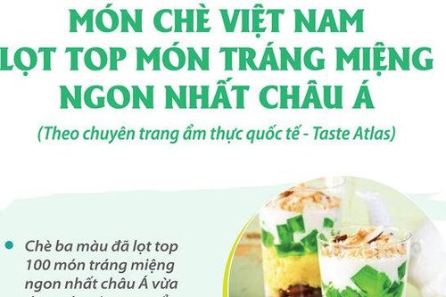 Món chè Việt Nam lọt top món tráng miệng ngon nhất châu Á