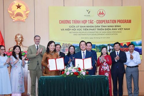 Ký kết hợp tác giữa Hiệp hội Xúc tiến phát triển điện ảnh và tỉnh Ninh Bình