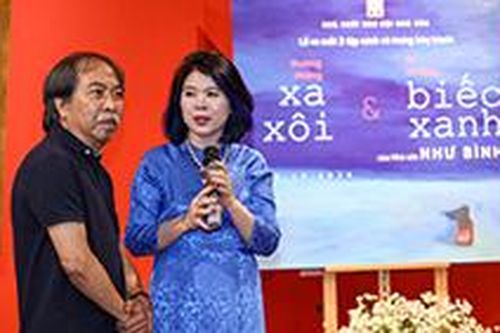 Nhà văn Như Bình ra mắt thơ, tùy bút và giới thiệu tác phẩm hội họa