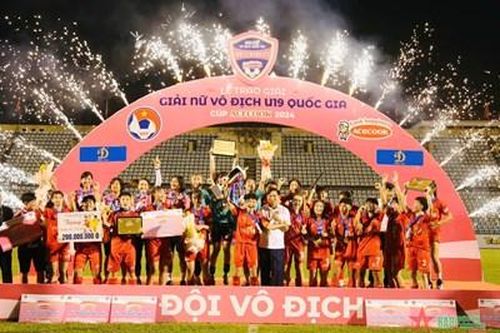 Phong Phú Hà Nam vô địch giải U19 nữ quốc gia 2024