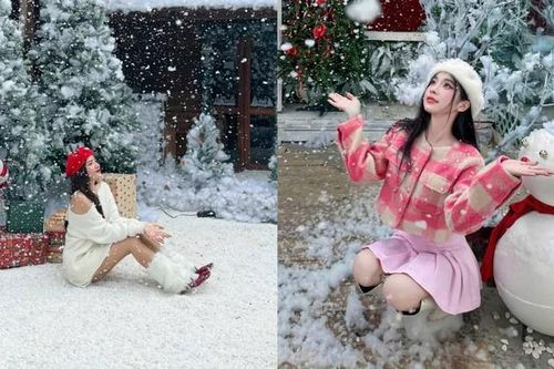 Bạn trẻ Sài Gòn với thú vui 'săn' tuyết rơi ở các quán cà phê mang phong cách châu Âu