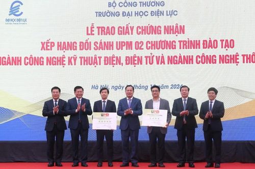 Trường Đại học Điện lực nhận chứng nhận xếp hạng đối sánh UPM
