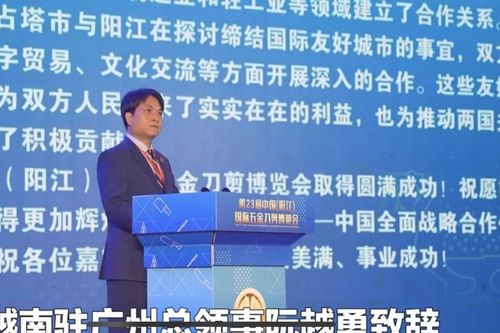Tổng Lãnh sự Việt Nam tại Quảng Châu thăm, làm việc tại thành phố Dương Giang - 'thủ đô năng lượng xanh' của Trung Quốc
