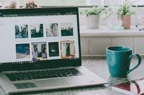 Hai cô gái mặc bikini, ôm laptop làm việc trên bãi biển gây tranh cãi