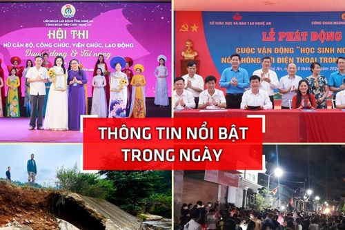 Nghệ An: Thông tin nổi bật ngày 19/10