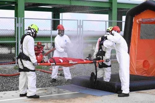 Diễn tập ứng phó sự cố tràn hóa chất tại tổ hợp hóa dầu lớn nhất Việt Nam