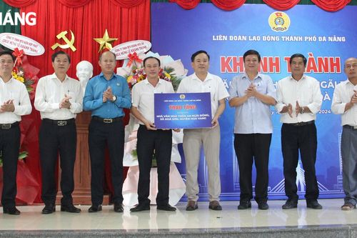 Khánh thành nhà văn hóa cho đoàn viên, người lao động