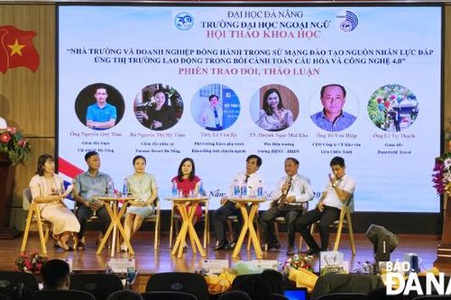 Nhà trường và doanh nghiệp đồng hành đào tạo nguồn nhân lực