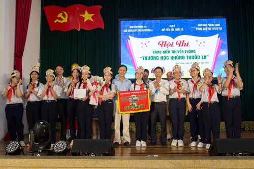 Hội thi sáng kiến truyền thông 'Trường học không thuốc lá' TP. Nha Trang