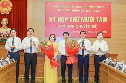 Vĩnh Phúc có 2 tân Phó Chủ tịch UBND tỉnh