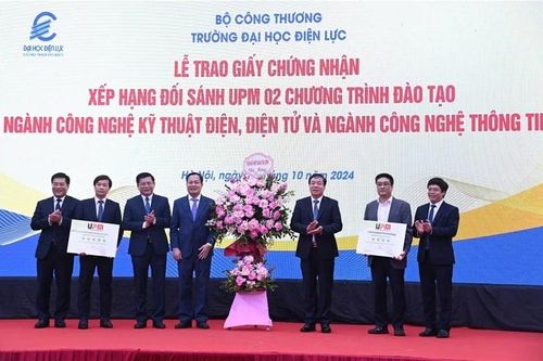 Trường Đại học Điện lực nhận chứng nhận xếp hạng đối sánh UPM