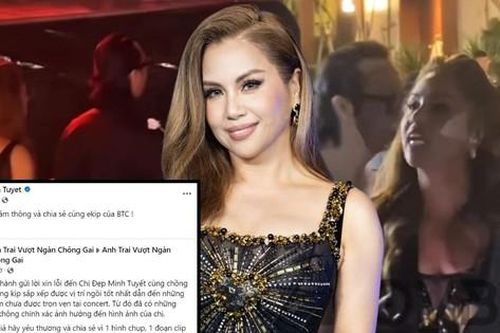'Chị Đẹp' Minh Tuyết và ê-kíp phản hồi về đoạn clip bỏ về tại concert Chông Gai