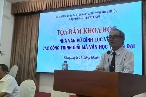 Tọa đàm khoa học 'Nhà văn Vũ Bình Lục và các công trình giải mã văn học trung đại'