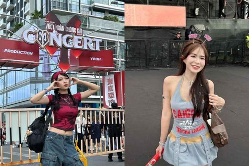Dàn gái xinh lên đồ cực 'chặt chém' đi đu idol concert 'Anh Trai'