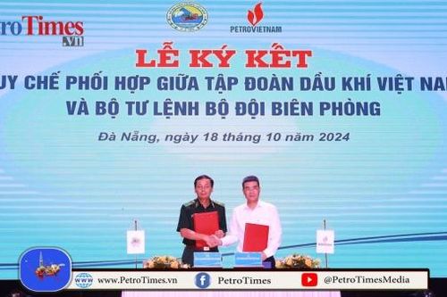 Bộ Tư lệnh Bộ đội Biên phòng và Petrovietnam tăng cường phối hợp đảm bảo an ninh, an toàn hoạt động dầu khí, bảo vệ chủ quyền