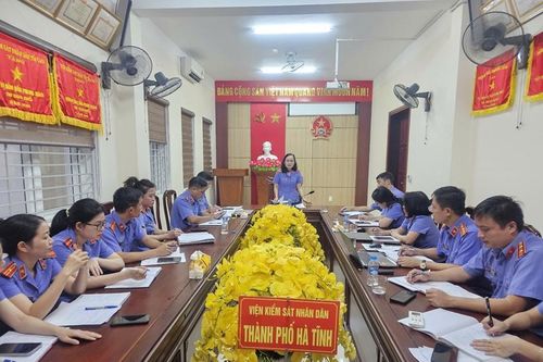 VKSND TP Hà Tĩnh cơ bản hoàn thành các chỉ tiêu công tác kiểm sát năm 2024