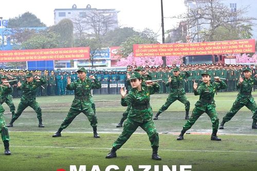 Những 'bông hồng xanh'của Biên phòng Nghệ An
