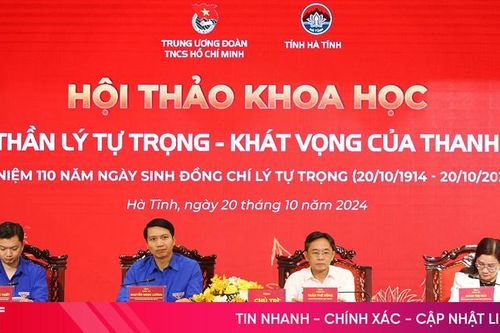 Hội thảo khoa học 'Tinh thần Lý Tự Trọng – Khát vọng của thanh niên'