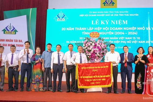 Kỷ niệm 20 năm Ngày thành lập Hiệp hội Doanh nghiệp nhỏ và vừa Thái Nguyên