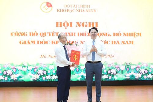 Ông Trần Quang Nguyên làm Giám đốc Kho bạc Nhà nước tỉnh Hà Nam
