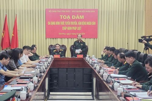 Thể hiện rõ vai trò của Quân đội trong phổ biến, giáo dục pháp luật