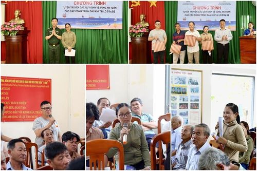 Petrovietnam và Bộ Tư lệnh Bộ đội Biên phòng tuyên truyền bảo vệ an ninh, an toàn các công trình dầu khí tại Lô 01&02