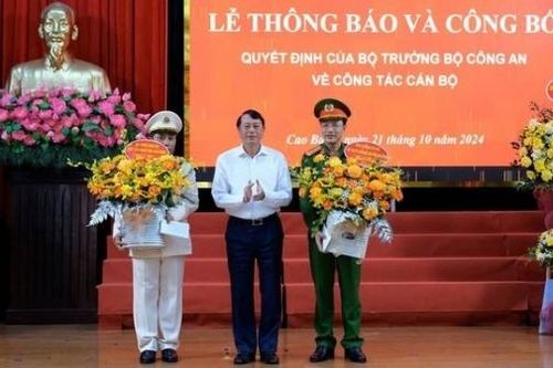 Bổ nhiệm Đại tá Lương Ngọc Quyết giữ chức Phó Giám đốc Công an tỉnh Cao Bằng