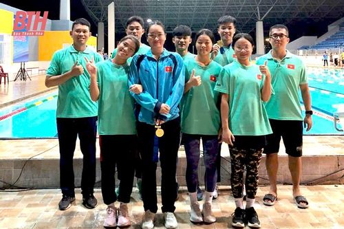 VĐV Thanh Hóa giành 11 huy chương tại Giải bơi - lặn vô địch quốc gia 2024