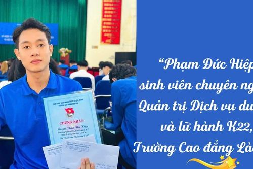 'Sinh viên 5 tốt' Phạm Đức Hiệp