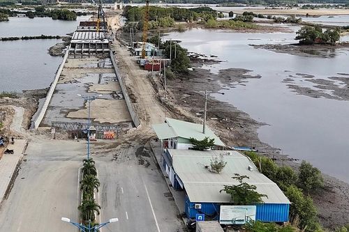 Cầu Phước An đang vượt tiến độ