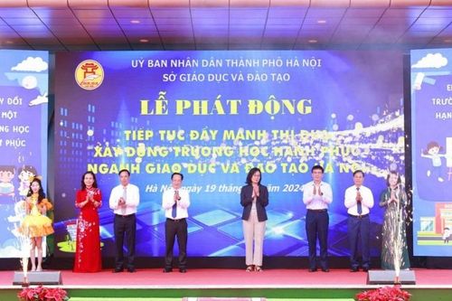 Hà Nội phát động thi đua xây dựng trường học hạnh phúc