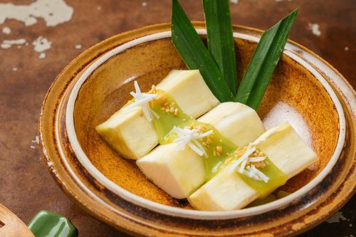 Công thức làm sắn hấp cốt dừa dẻo thơm
