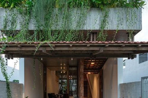 Nhà phố toàn gỗ của gia đình nhiều đời làm nghề mộc