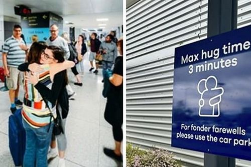 Một sân bay ở New Zealand giới hạn thời gian ôm tạm biệt: 'Chỉ 3 phút thôi!'