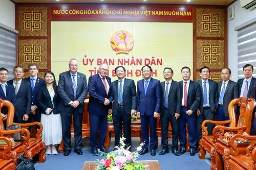 Bình Định làm việc với Tập đoàn PNE về xúc tiến phát triển dự án điện gió ngoài khơi