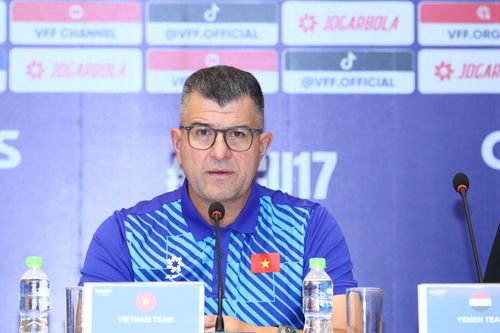 HLV Cristiano Roland: Các thử thách rất khó khăn, nhưng U17 Việt Nam sẽ thi đấu hết mình