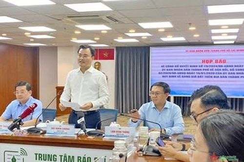Đất ở tại TP Hồ Chí Minh có giá cao nhất là 687,2 triệu đồng/m2