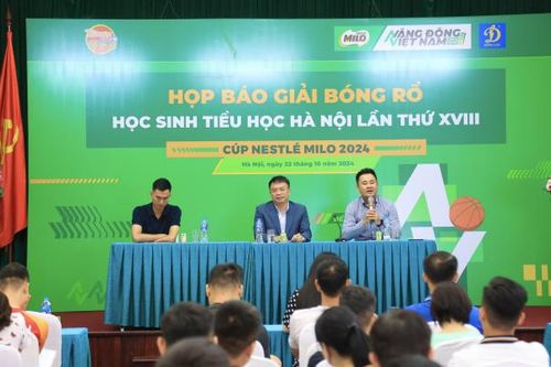 154 đội tham gia Giải bóng rổ học sinh tiểu học Hà Nội năm 2024