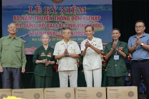 Ngày hội ngộ của những người xây dựng nên hồ Đại Lải