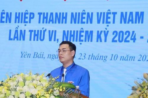 Anh Hà Đức Hải tái đắc cử Chủ tịch Hội LHTN Việt Nam tỉnh Yên Bái nhiệm kỳ 2024-2029