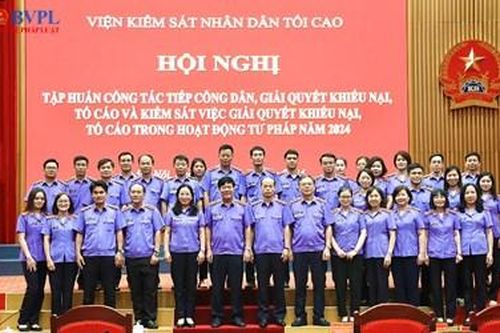 Tập huấn công tác tiếp công dân, giải quyết và kiểm sát việc giải quyết khiếu nại, tố cáo trong hoạt động tư pháp