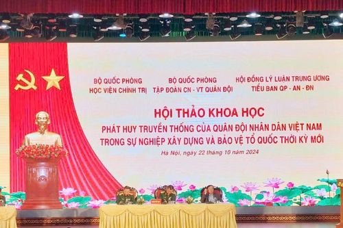 Hội thảo khoa học kỷ niệm 80 năm ngày thành lập Quân đội nhân dân Việt Nam