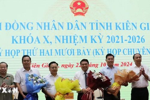Ông Lê Trung Hồ được bầu giữ chức Phó Chủ tịch UBND tỉnh Kiên Giang