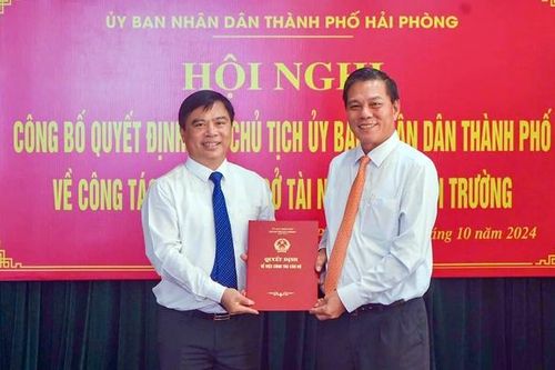 Hải Phòng có tân Giám đốc Sở Tài nguyên và Môi trường