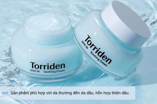 'Quả bóng nước' Torriden Dive In Soothing Cream - Chân ái dưỡng ẩm cho da dầu mụn